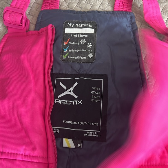 Girl’s Arctix snow pants size 4T. Like new - Picture 2 of 5